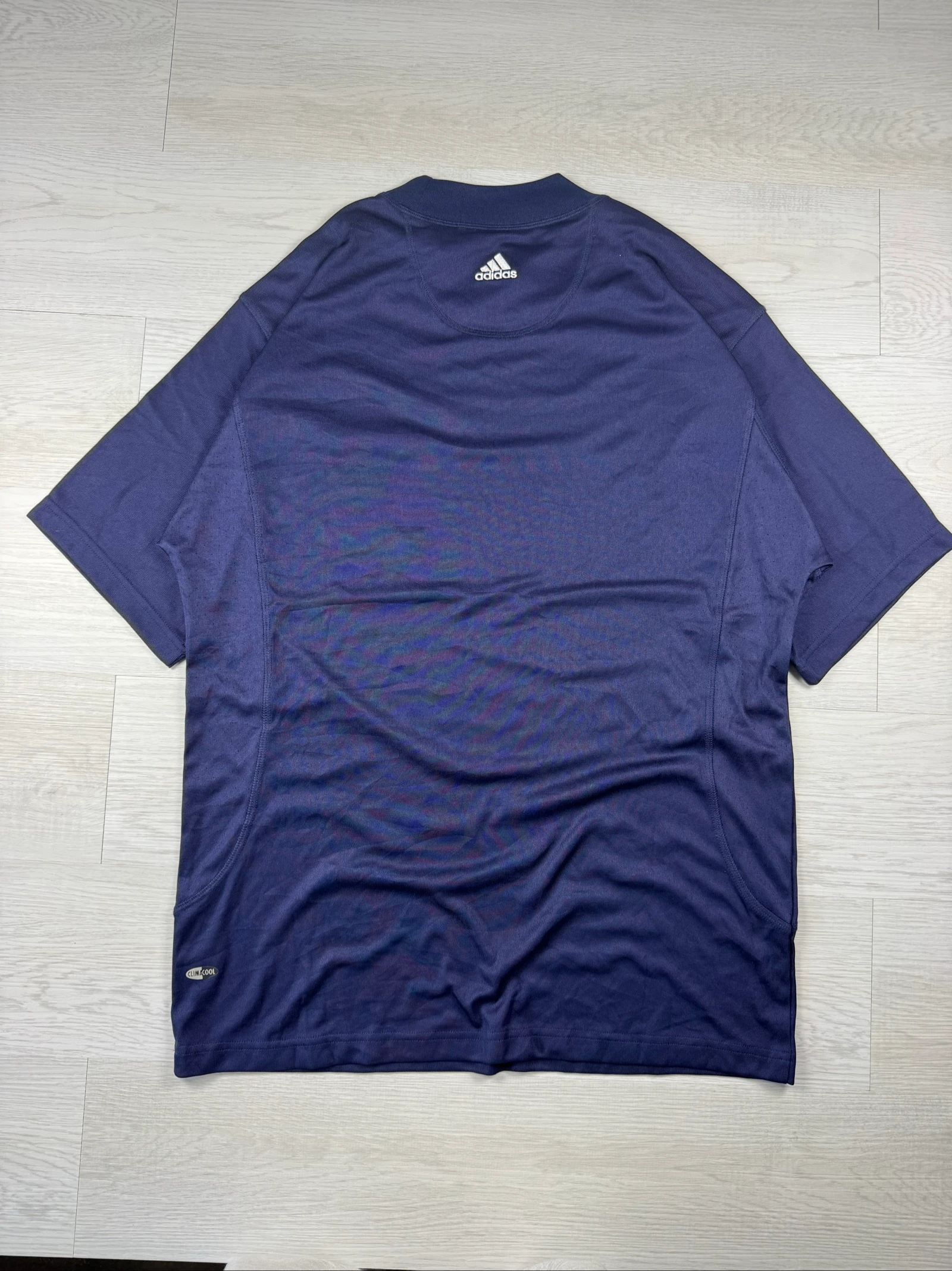 Camiseta Técnica Adidas ClimaCool Lam Research 2007 Azul Marinho Y2K M – photo 15